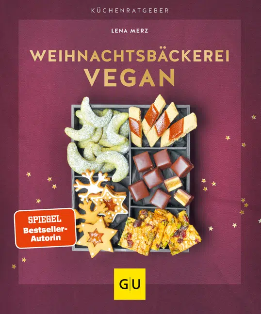 Buchcover von Weihnachtsbäckerei Vegan