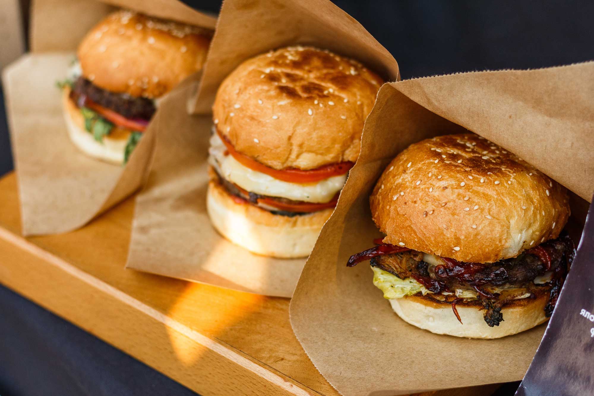 Burger auf Street Food Festival