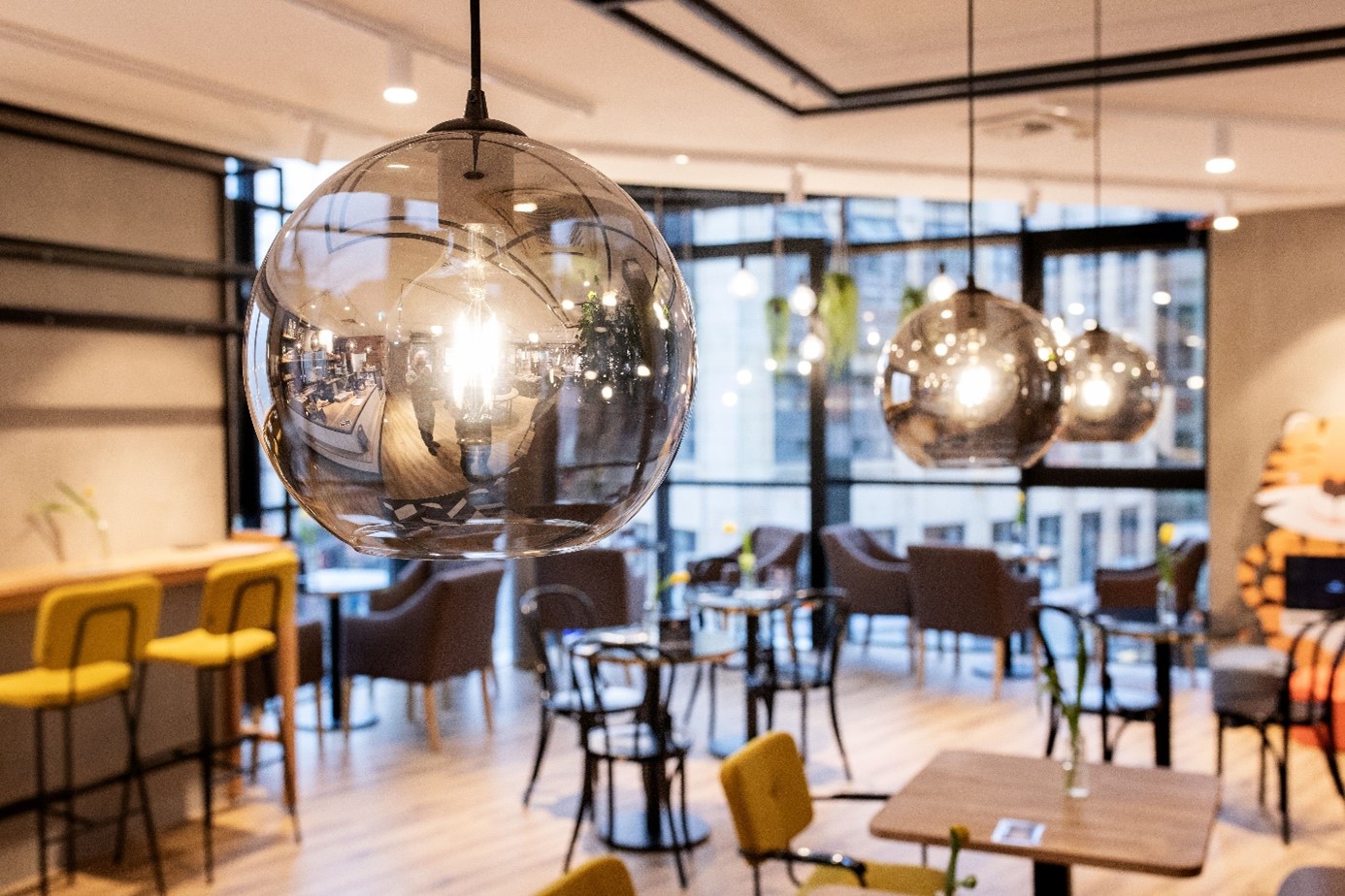 Blick ins Buchcafé Fleck Thalia