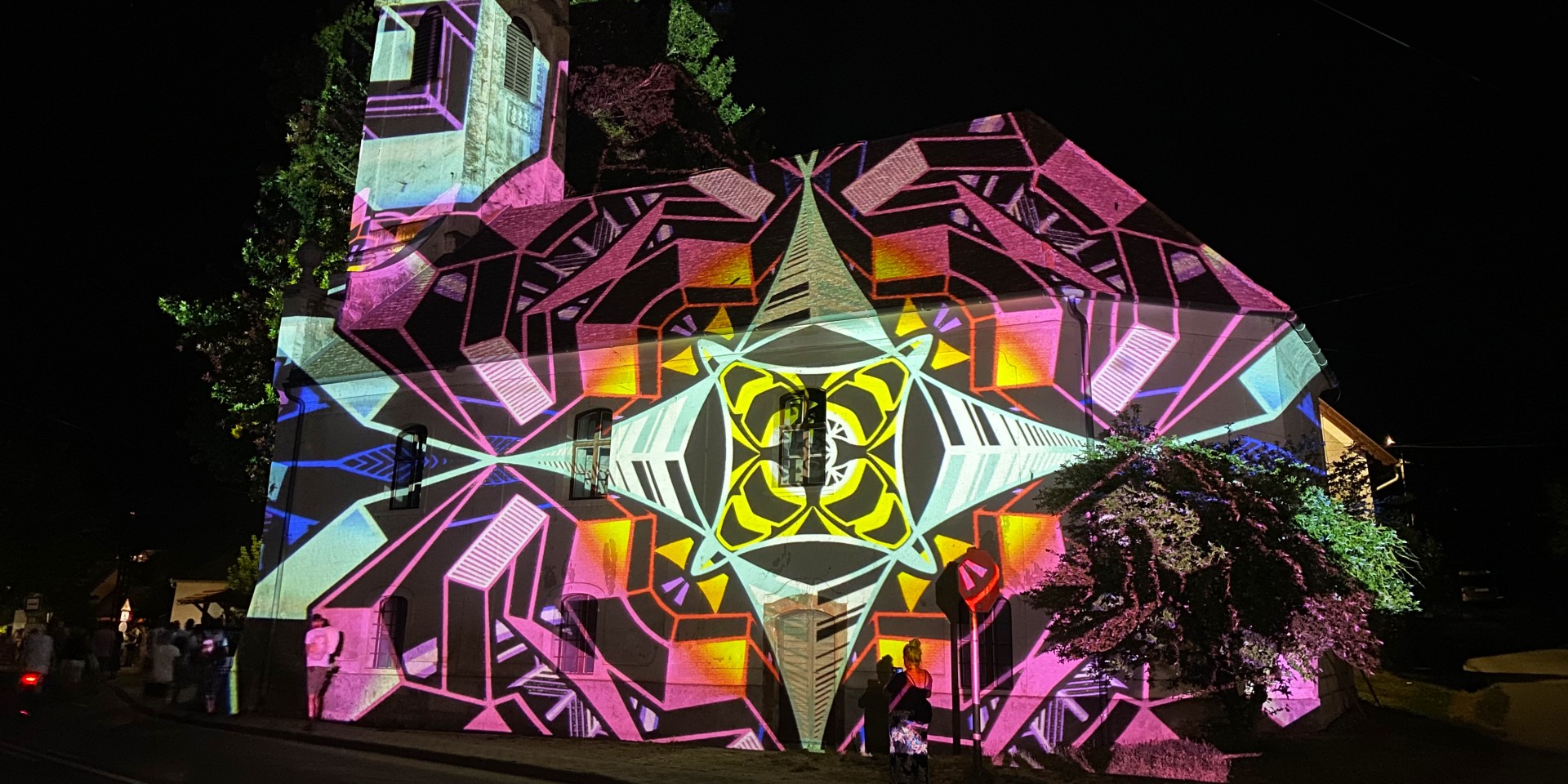 Lichtkunstwerk NUCLEUS ANALOGUE LIGHTPAINT