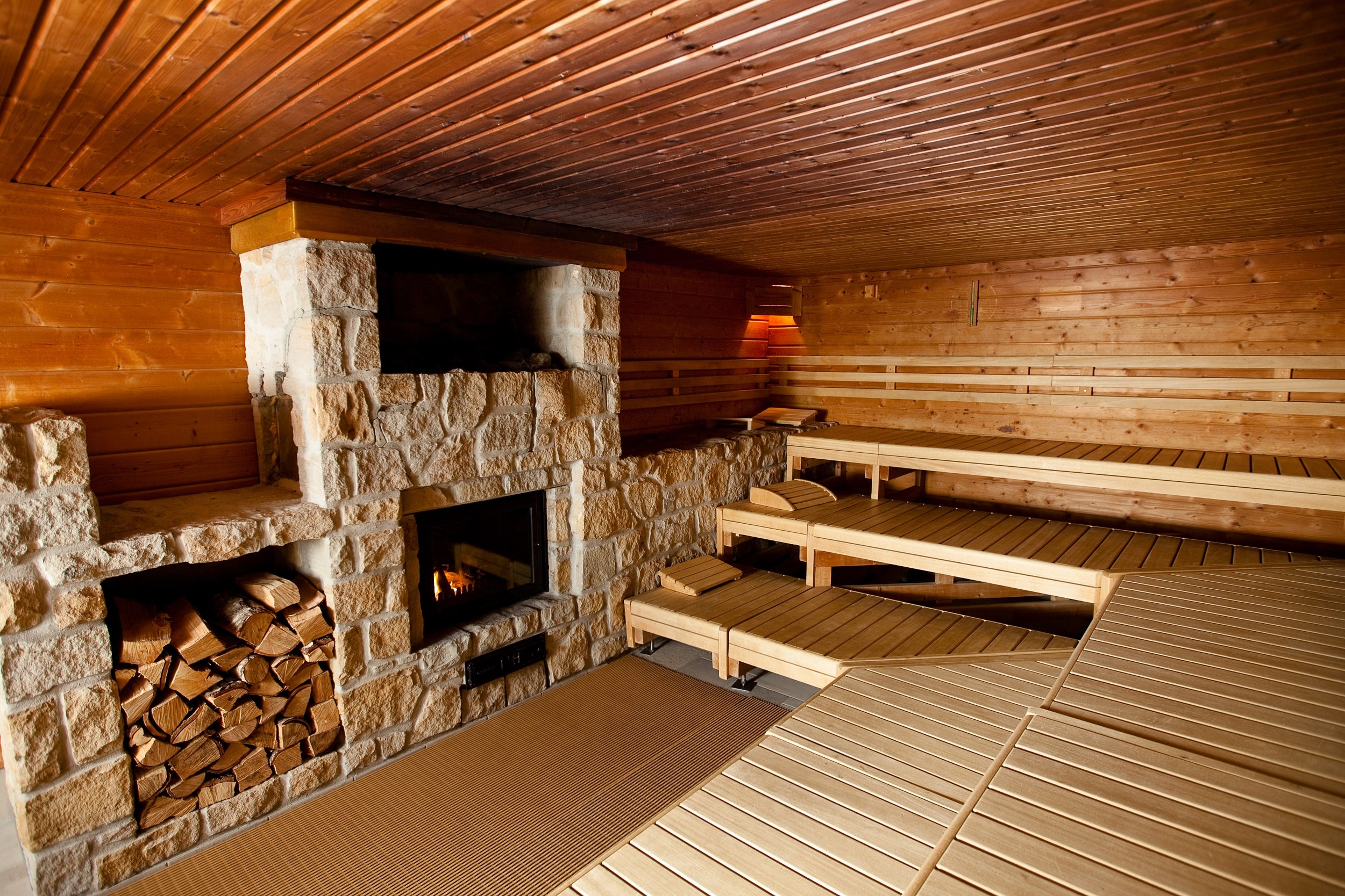 Sauna im Saunapark Kamperbrück