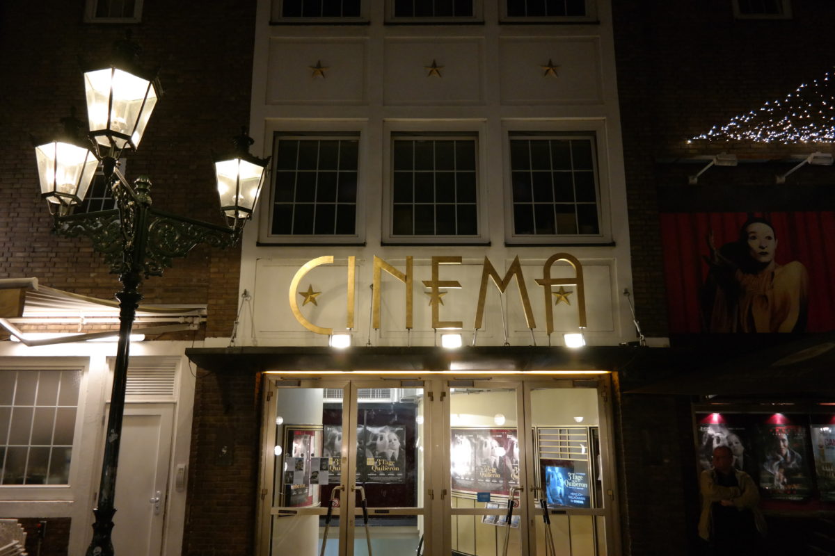 Die Fassade des Cinema in der Düsseldorfer Altstadt, einem der ältesten Programmkinos