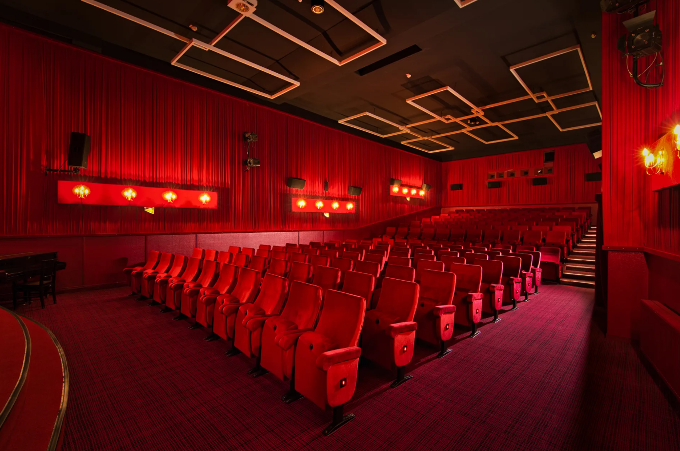 Der Kinosaal des Duisburger filmforums, eins der klassischen Programmkinos