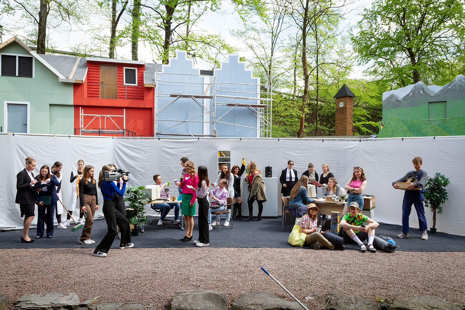 Szene aus einer Inszenierung der Freiclichtbühne Herdringen