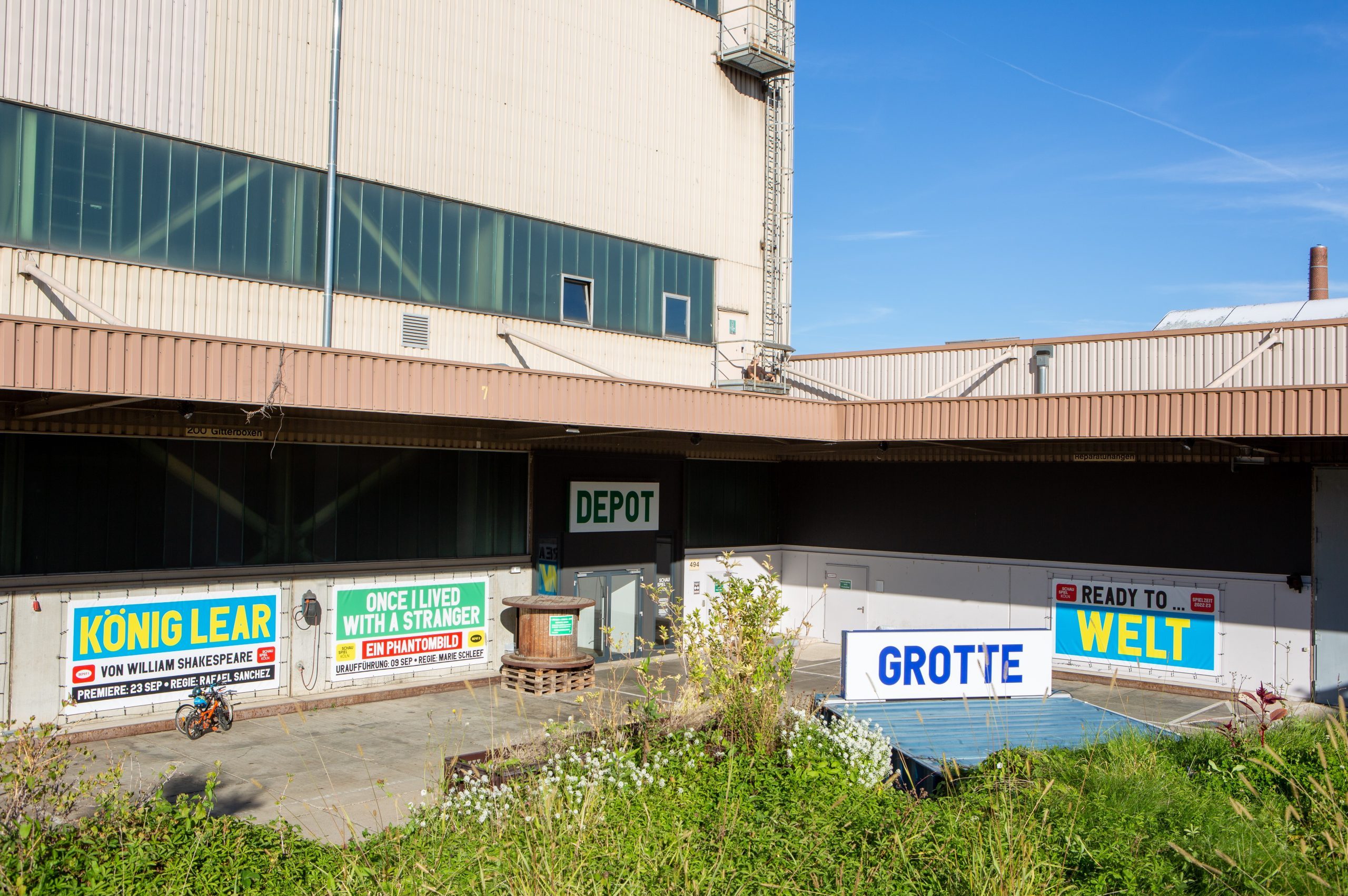 Der Interimsspielort des Schauspiels Köln, das Depot Schanzenstraße.