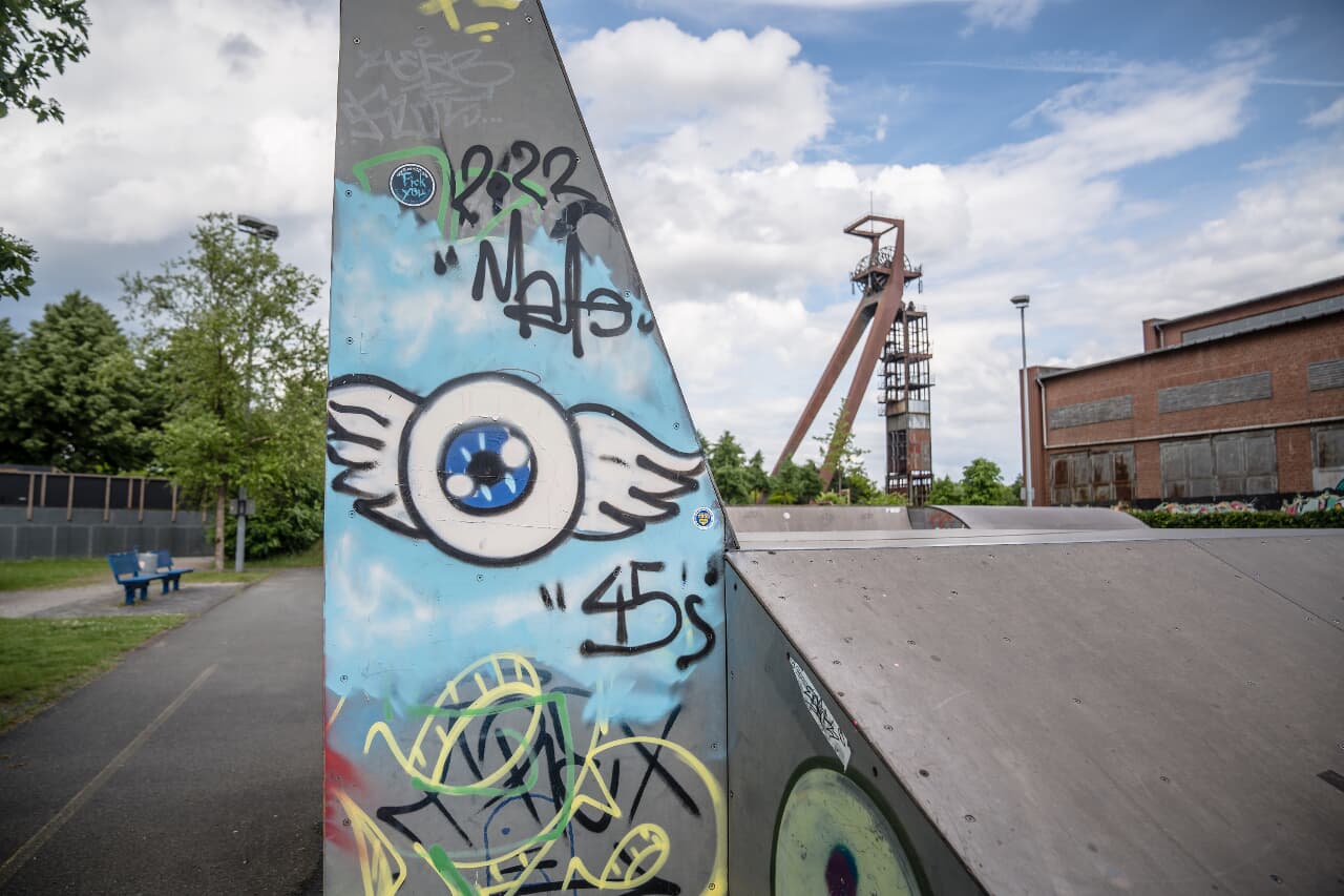 Der Stadtteilpark Hochlarmark in Recklinghausen