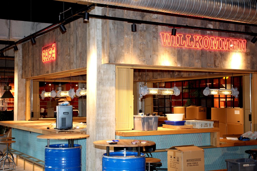 Kaffeebar in der Stadtteilbibliothek Essen Huttrop