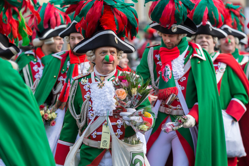 karnevalsumzug an rosenmontag