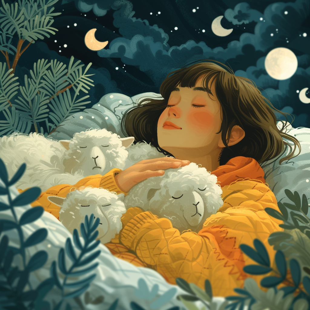 Mädchen am Träumen