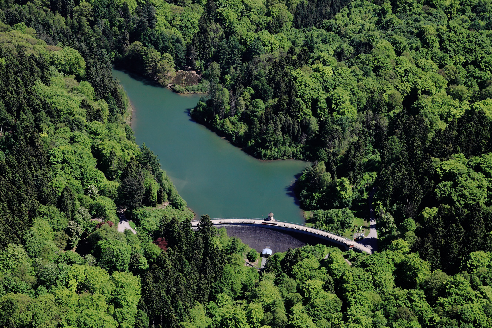 Luftbild Ronsdorfer Talsperre