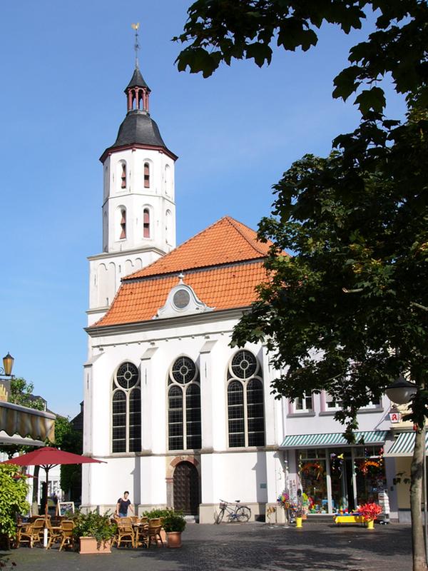 Evangelische Kirche Barockkirche am Marktplatz in Xanten