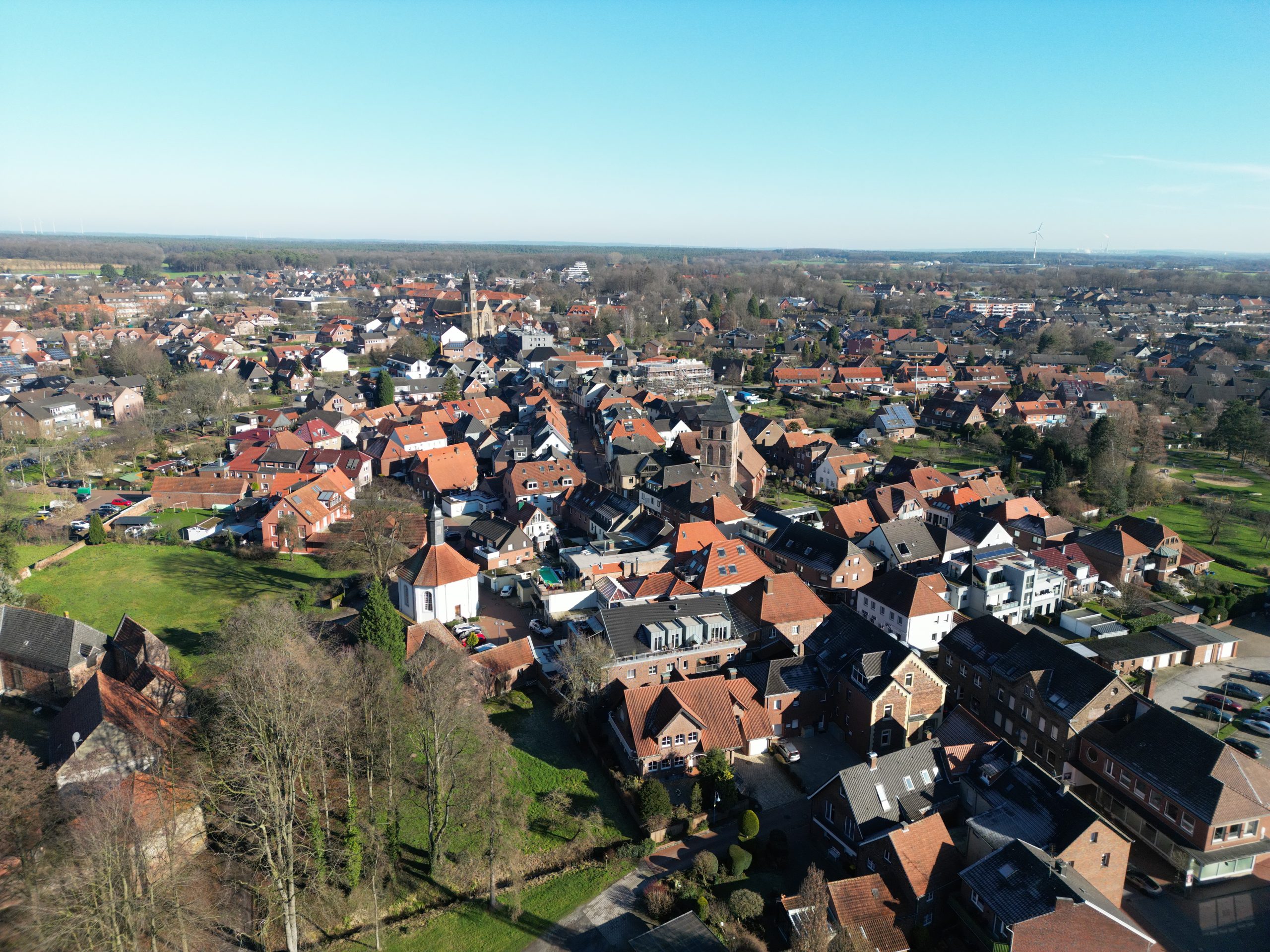 Schermbeck aus der Luft