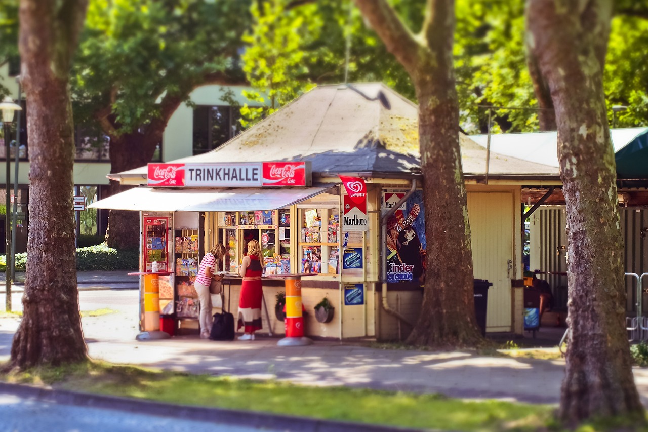 Ein Kiosk